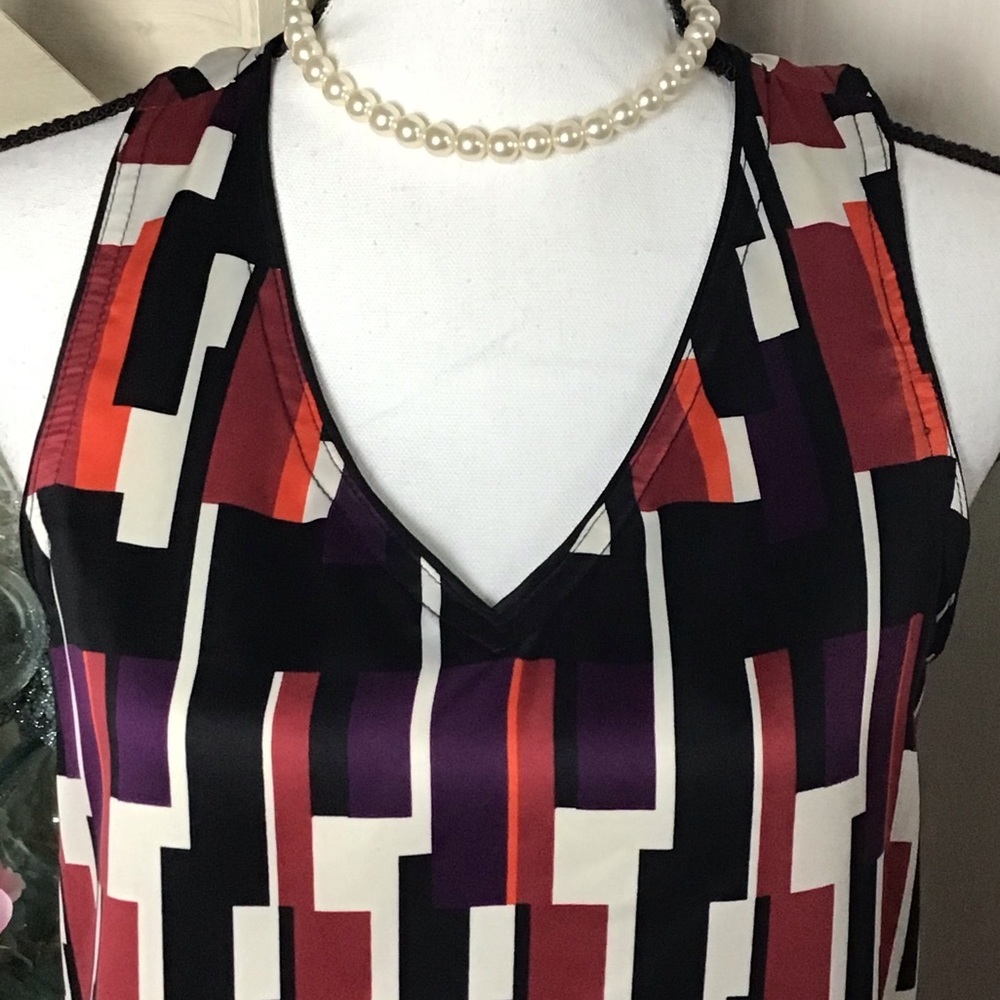 ALICE BLUE exclusively for STITCH FIX Satin Sleeveless Top Size SMALL - Picture 3 of 8